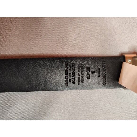 Men's Walter Hagen Reversible Leather Belt Black Large 38-40 - Picture 4 of 5